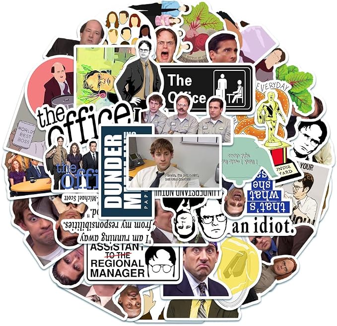 100pcs The Office Stickers