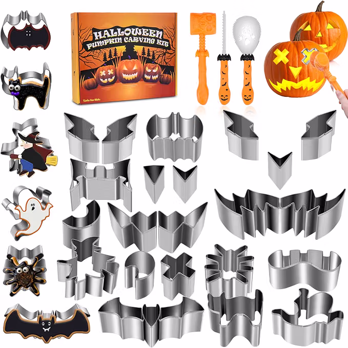 24Pcs Halloween Pumpkin Carving Kit photo