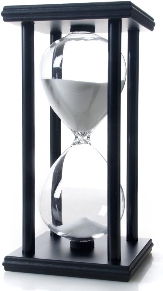 60 Minutes Hourglass, Wood Sand Timer product photo
