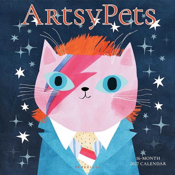 Artsy Pets 2027 Wall Calendar