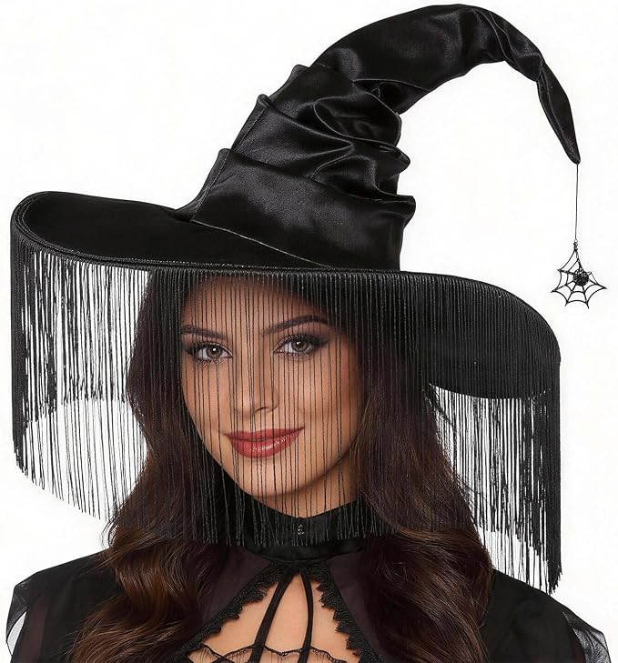 Black Witch Hat, Wizard Hat for Halloween
