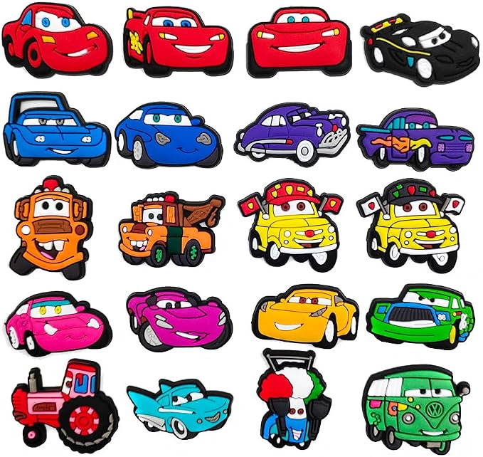 Cars Crocs Charms Jibbitz product photo