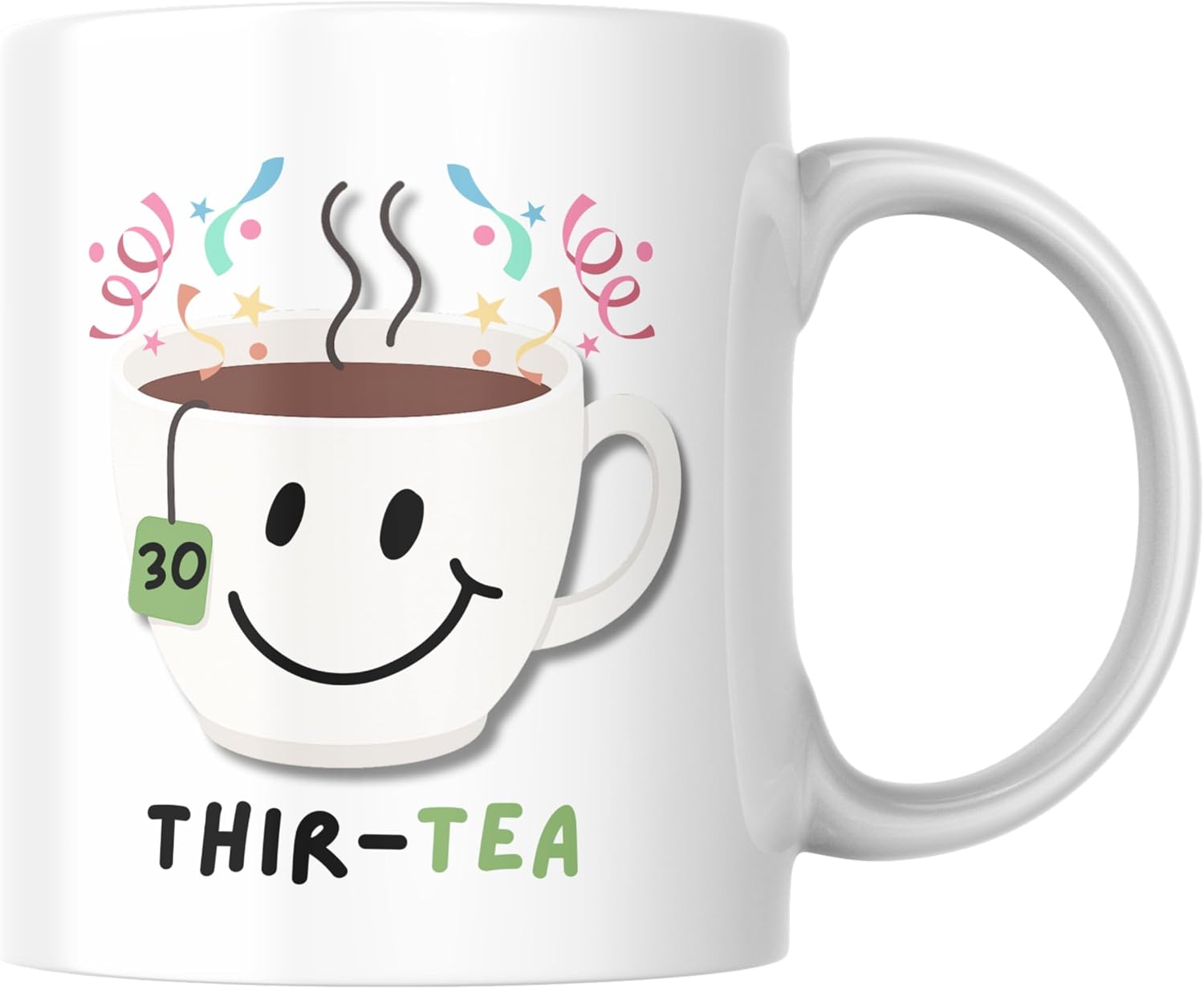 Cheeky Chops Funny Tea Birthday Mug, 30th