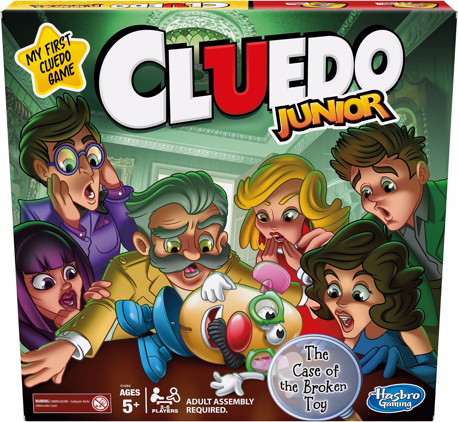 Cluedo Junior Board Game for Kids Ages 5+, Mystery Game with Classic Characters photo