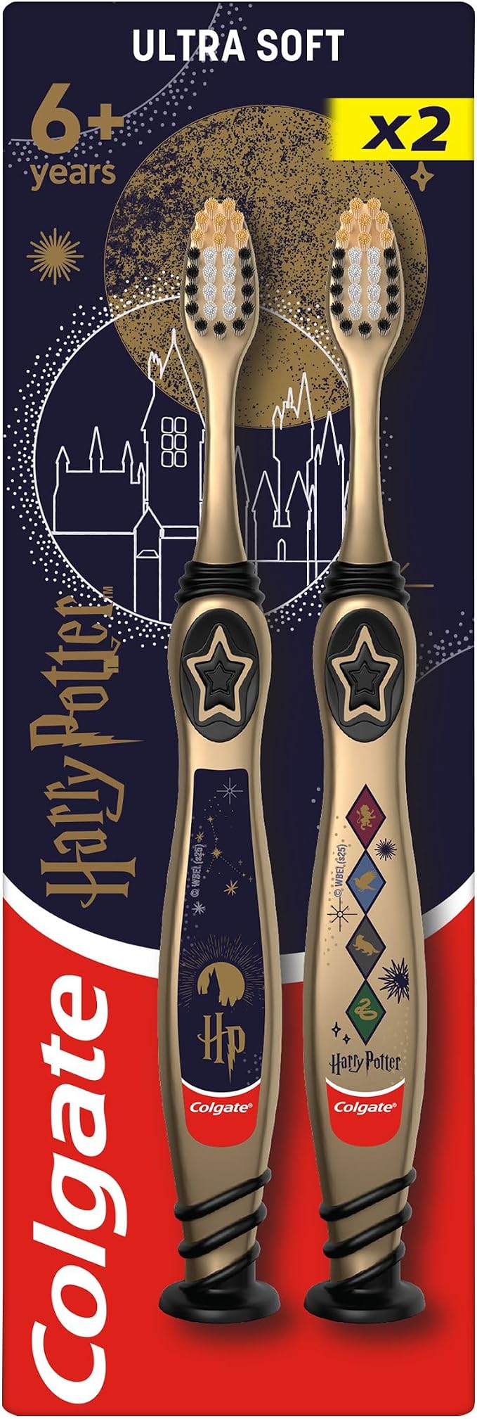 Colgate Harry Potter 6+ Manual Toothbrush 2pk