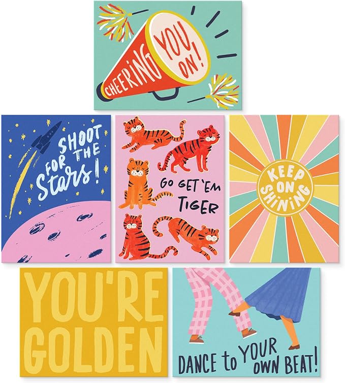 Colorful Inspirational, Encouragement Cards with Envelopes Set of 24 product photo