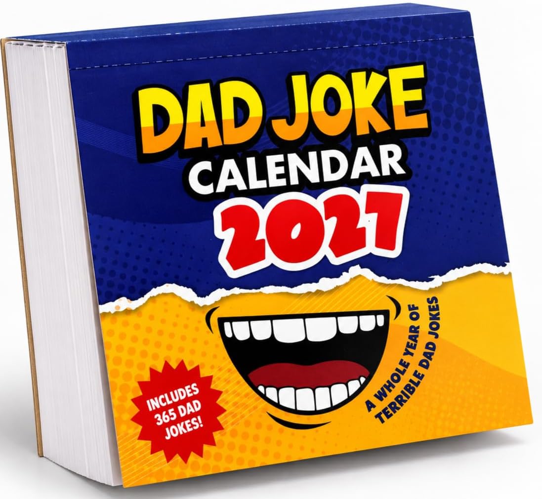 Dad Jokes 2027 Desk Calendar – A Joke a Day Funny Calendar for Dads