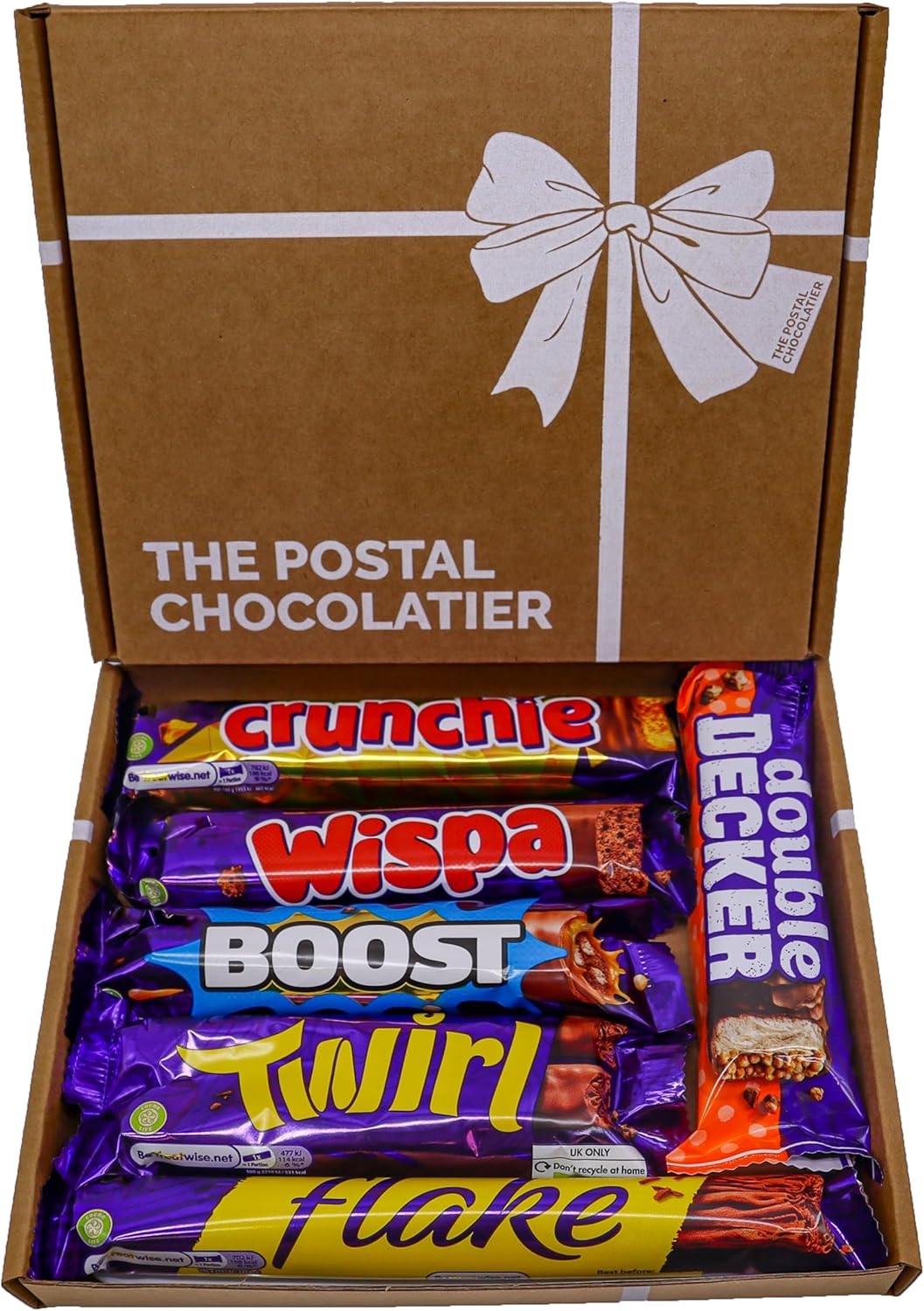 Dairy Milk Chocolate Gift Box Hamper, Full Sized Bars, Letterbox Friendly product photo