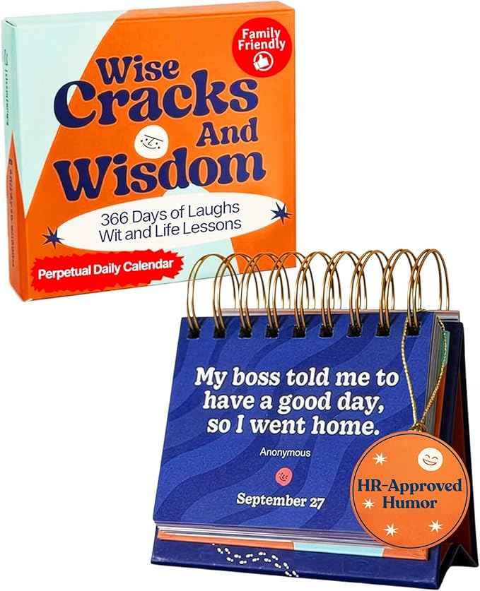 Days of Laughs & Life Lessons, Perpetual Desk Calendar 2026, 2027 & Beyond product photo