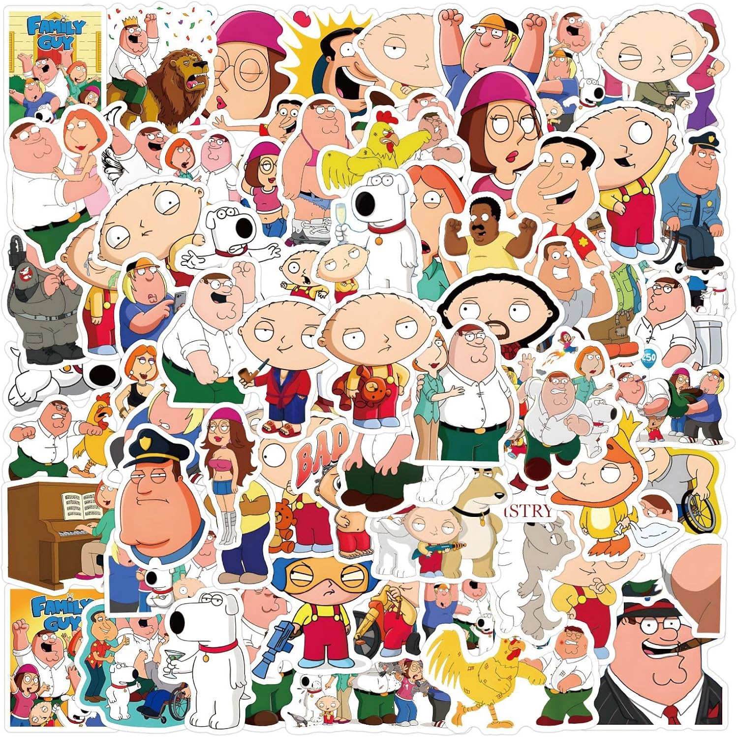 Family Guy Stickers 110 Pcs