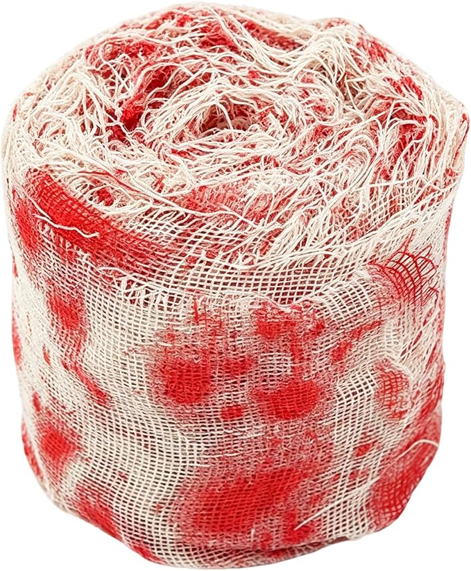 Halloween Red Blood Creepy Cloth,Scary Bloody Bandages