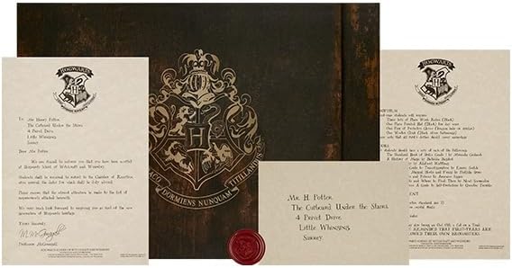 Harry Potter Personalised Hogwarts Acceptance Letter