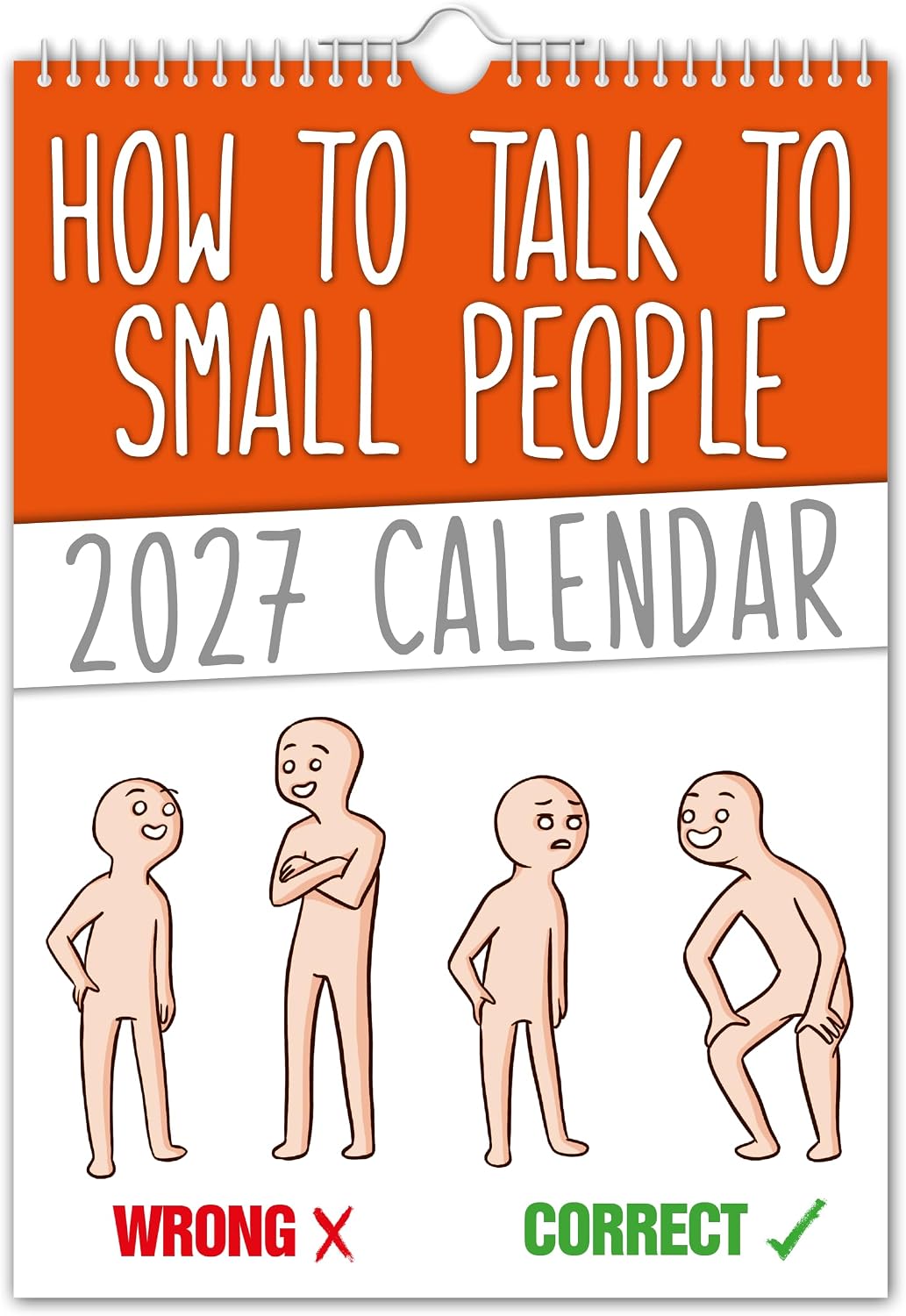 How to talk to small people 2027 Wall Calendar