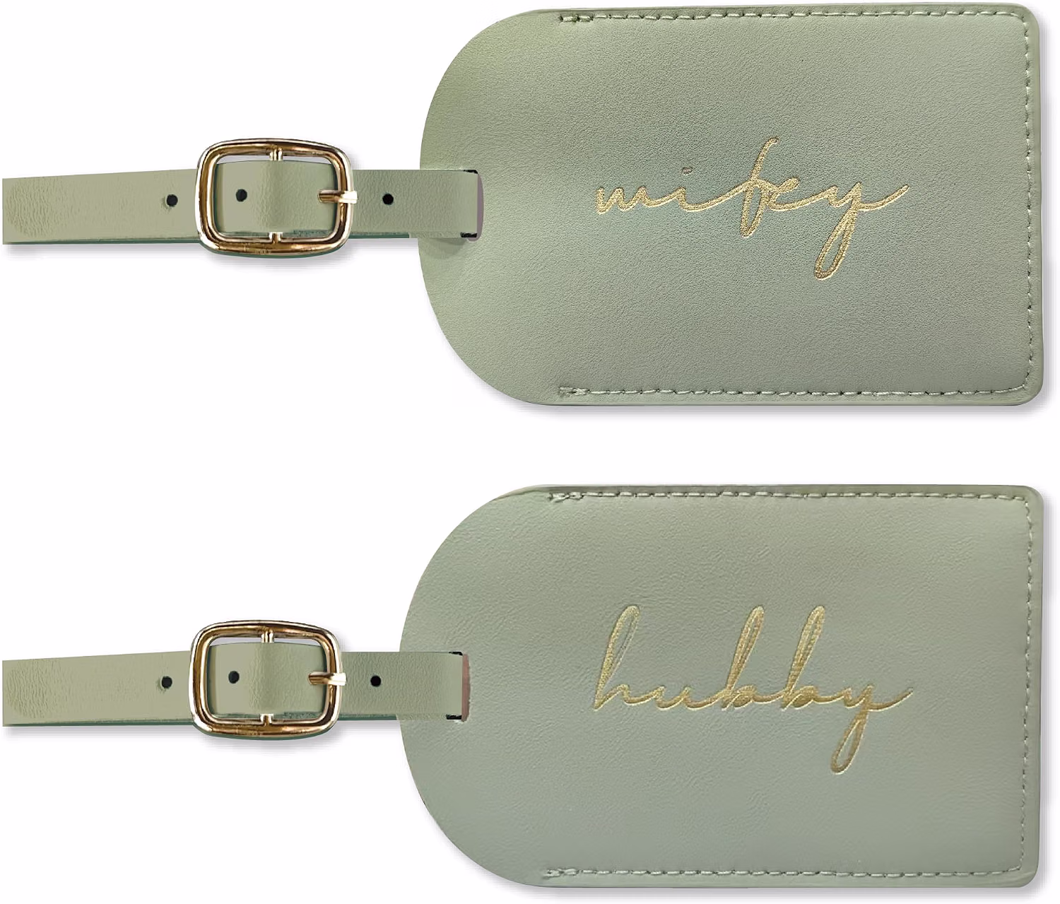 Husband & Wife Luggage Tags