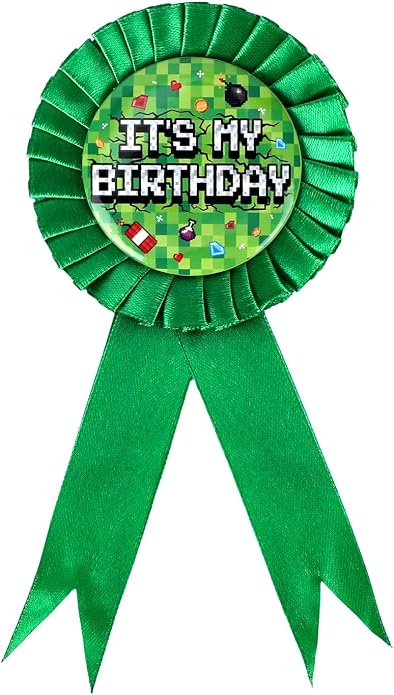 Minecraft It’s My Birthday Pin product photo