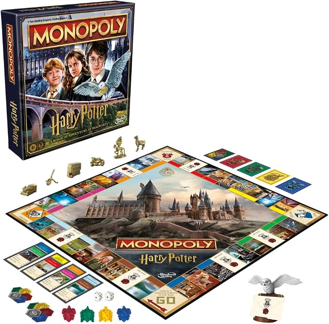 Monopoly Harry Potter Edition Board Game for Kids 8+ photo