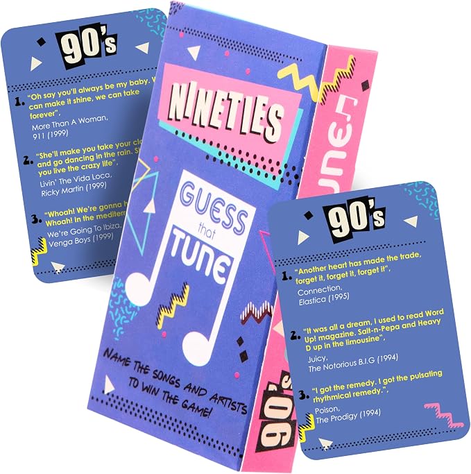 Nineties Guess That Tune Music Quiz Game