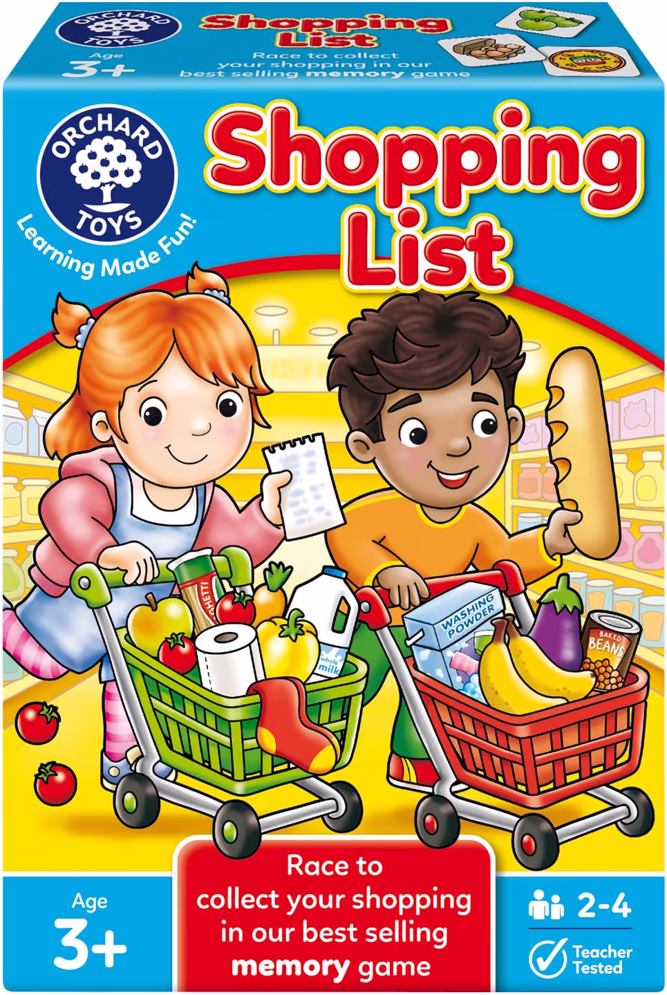 Orchard Toys Shopping List Game, Matching Family Board Game for Kids Age 3+ photo
