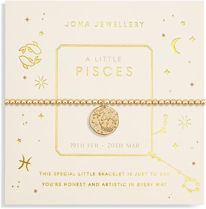 Pisces gold plated bracelet