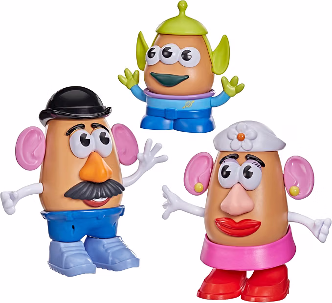 Potato Head Toy Story Yam Fam Set with Mr, Mrs and Alien Tot, Toddler and Preschool Toys for Girls and Boys Ages 2+ product photo