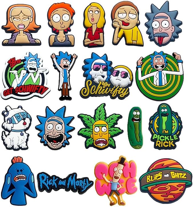 Rick and Morty Crocs Jibbitz Accessories product photo