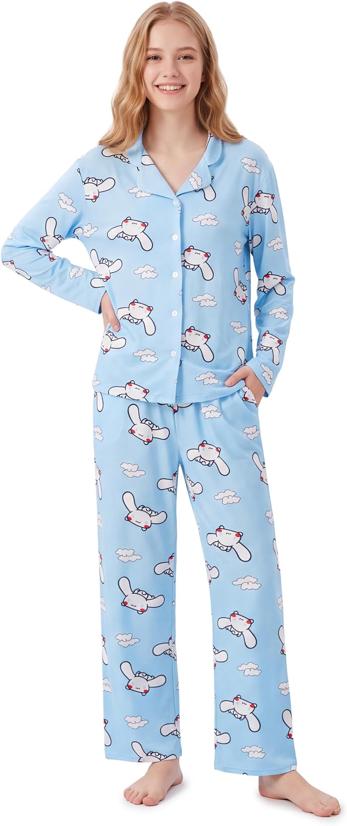 Sanrio Hello Kitty Cinnamoroll Kuromi Pyjamas for Women photo