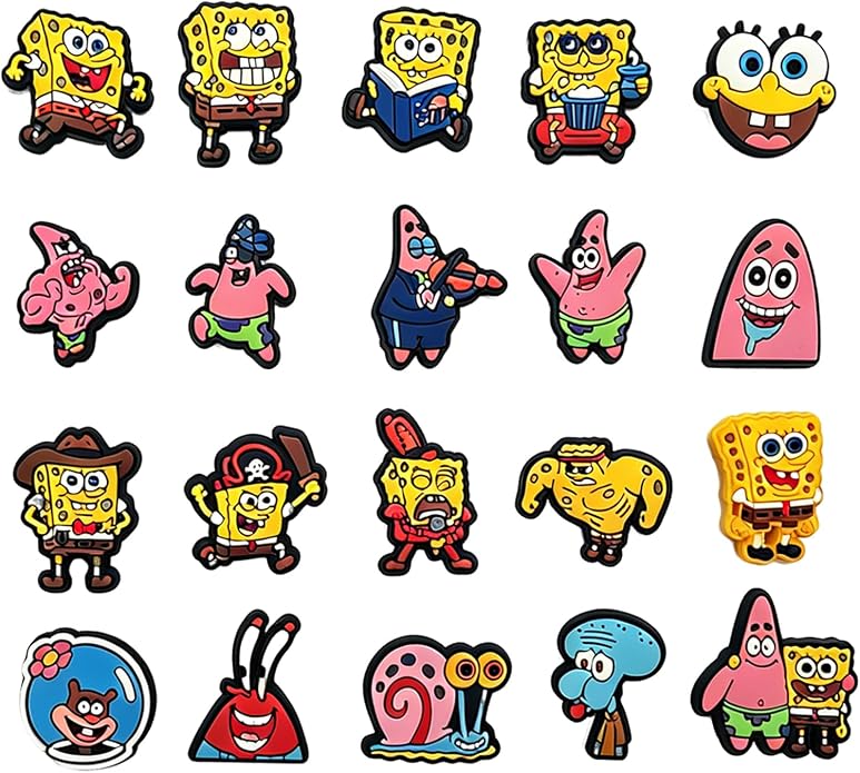 Spongeebob Squarepants Croc Charms product photo