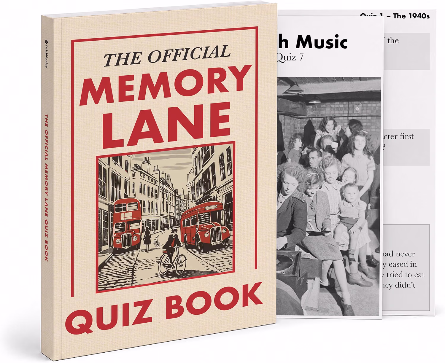 The Official Memory Lane Quiz Book (Large Print): 300 Questions product photo