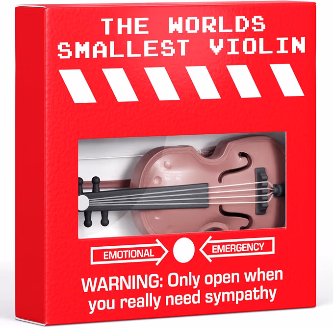 The Worlds Smallest Violin Funny Birthday Gift product photo
