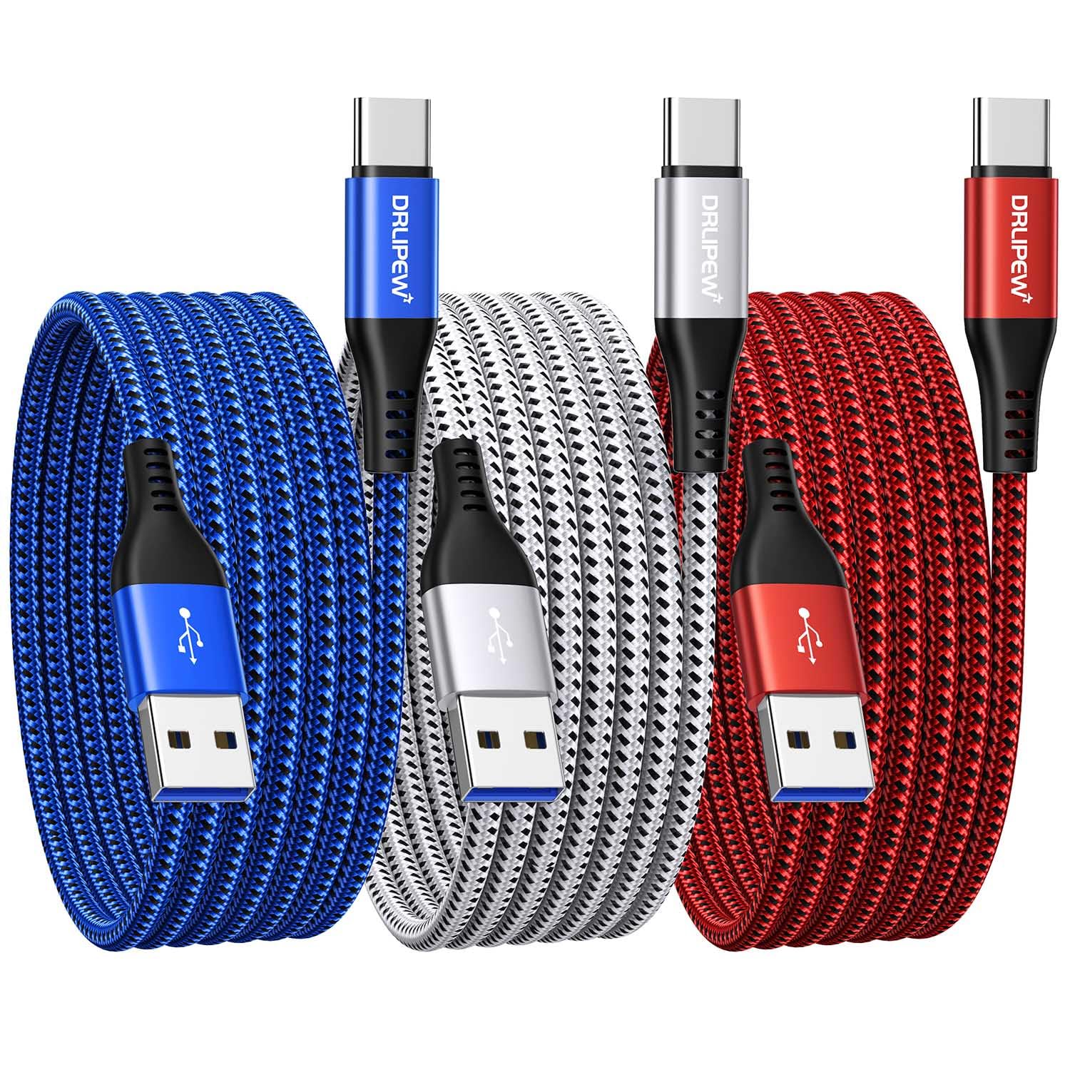 USB C Charger Cable 3M 3Pack