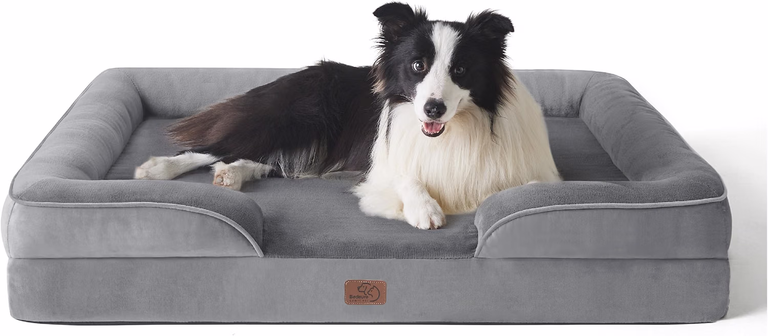 Washable Orthopedic Dog Couch, 89x63x16cm