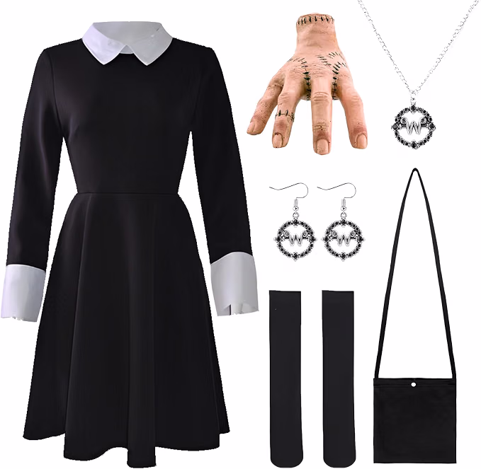 Wednesday Addams Halloween Costume
