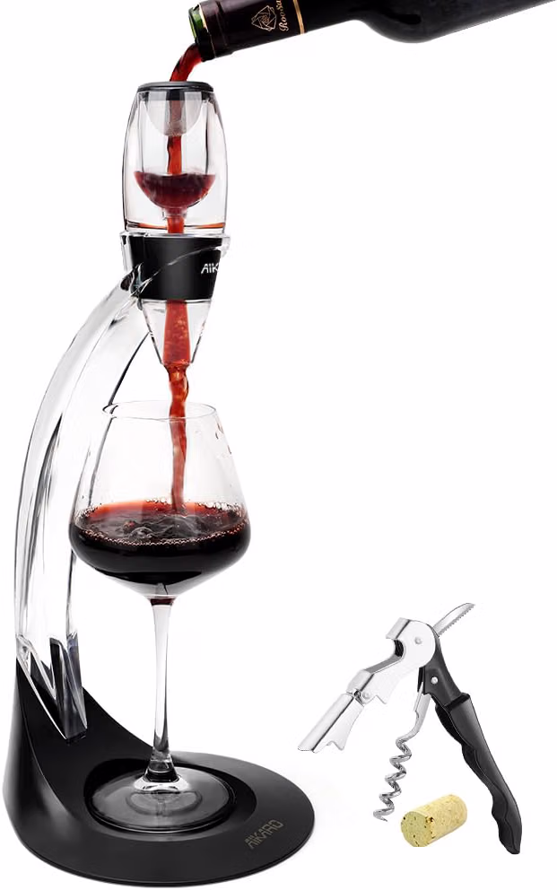 Wine Air Aerator Automatic Decanter with Filter, Stand and Corkscrow (Set) product photo